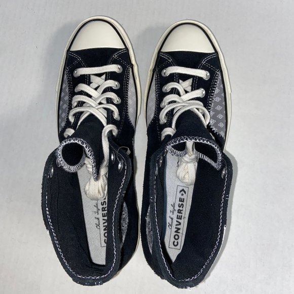 Converse All Star Chucks 70 Hi Twisted Prep Black Mouse 166855C Men's Size 10 - Picture 5 of 7